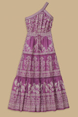 Farm Rio - Lilac Sweet Garden Maxi Dress - Medium