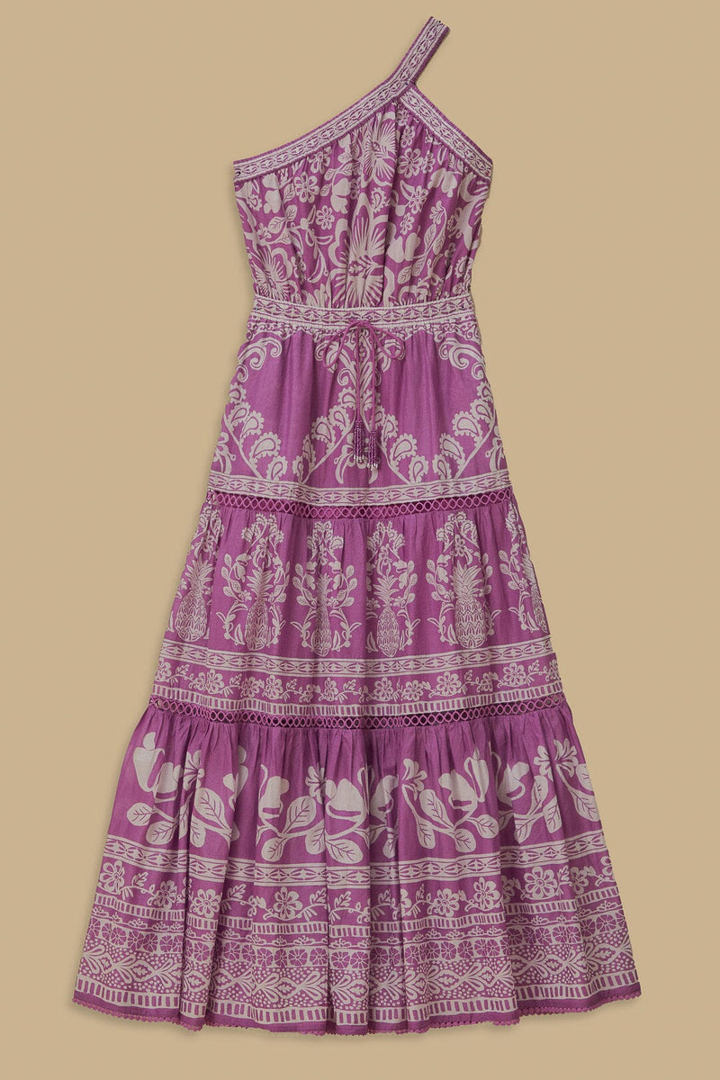 Farm Rio - Lilac Sweet Garden Maxi Dress - Medium