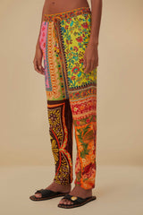 Farm Rio - Multicolor Mixed Scarves Lenzing Ecovero Viscose