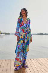 Farm Rio - Tropical Scenario Multicolor Pants