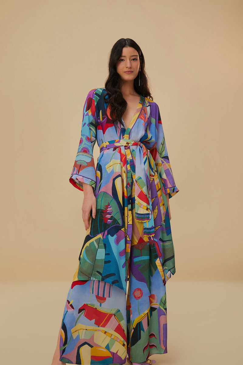 Farm Rio - Tropical Scenario Multicolor Pants