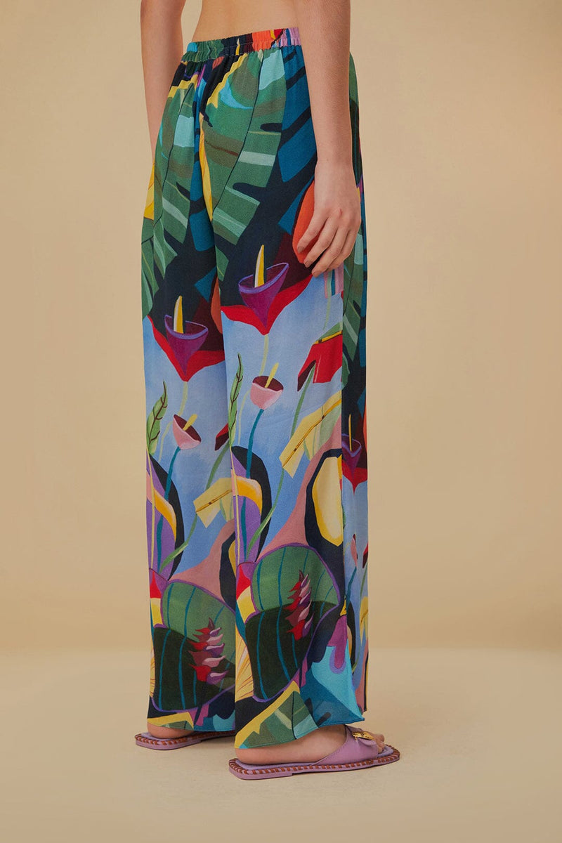 Farm Rio - Tropical Scenario Multicolor Pants