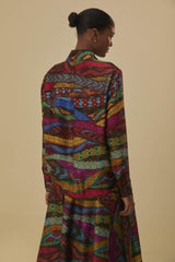 Farm Rio - Multicolor Mirage Shirt Long Sleeves