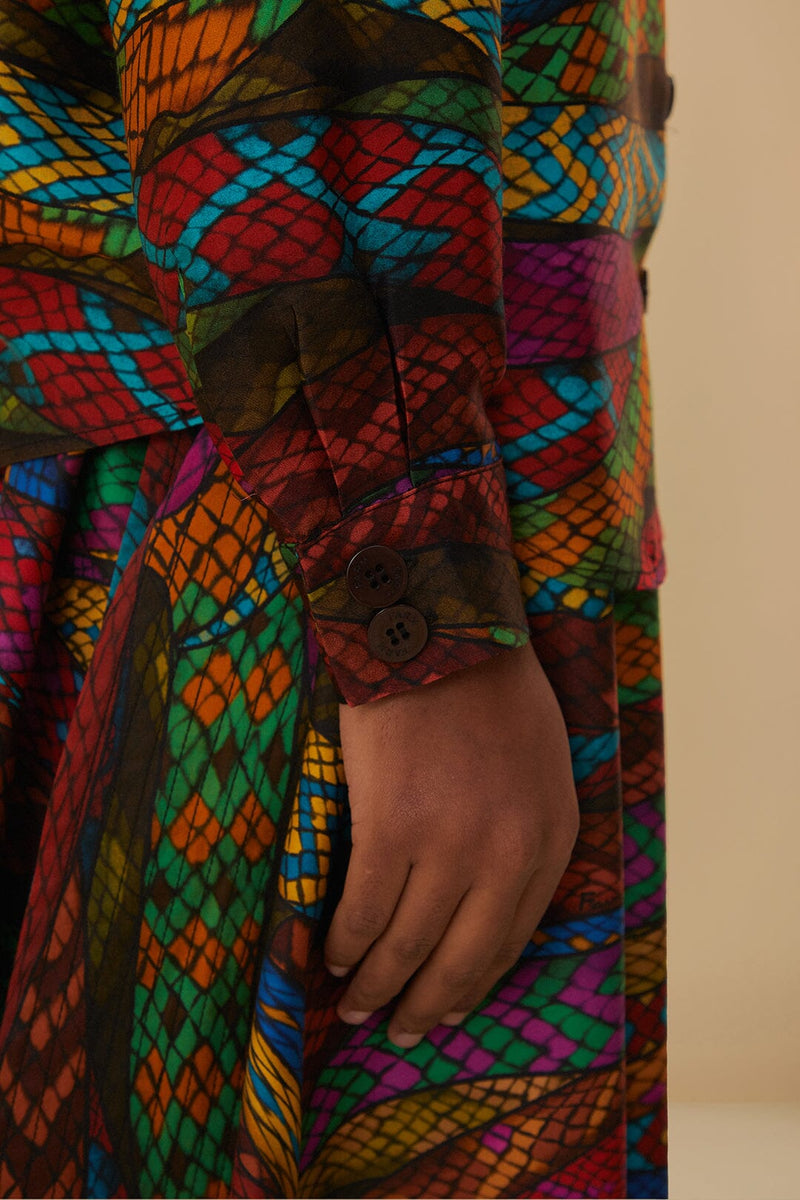 Farm Rio - Multicolor Mirage Shirt Long Sleeves