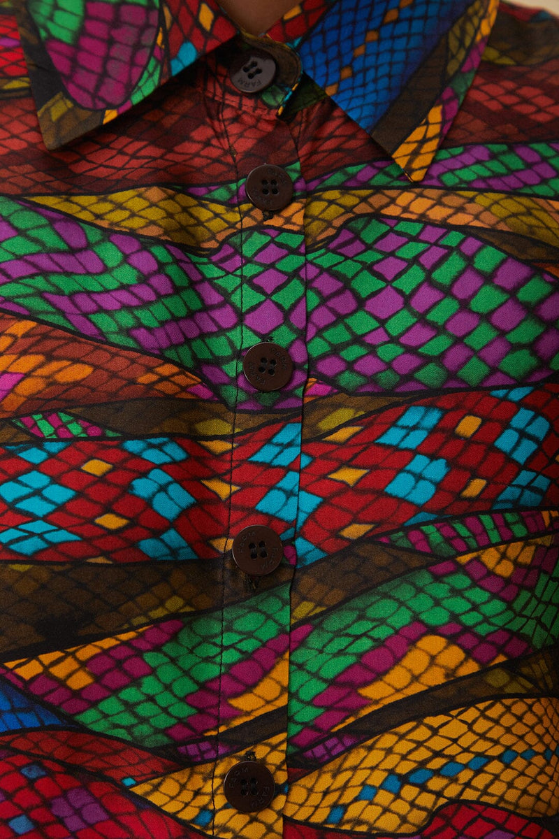 Farm Rio - Multicolor Mirage Shirt Long Sleeves