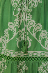 Farm Rio - Green Sweet Garden Maxi Dress