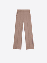 Carole Beige Herringbone Trousers by Vilagallo - view 2