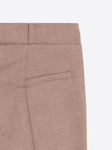 Carole Beige Herringbone Trousers by Vilagallo - view 3