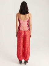 ME369 Isla Red Aura Balloon Pants — view 3