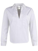 Joni Popover Blouse in White view 2