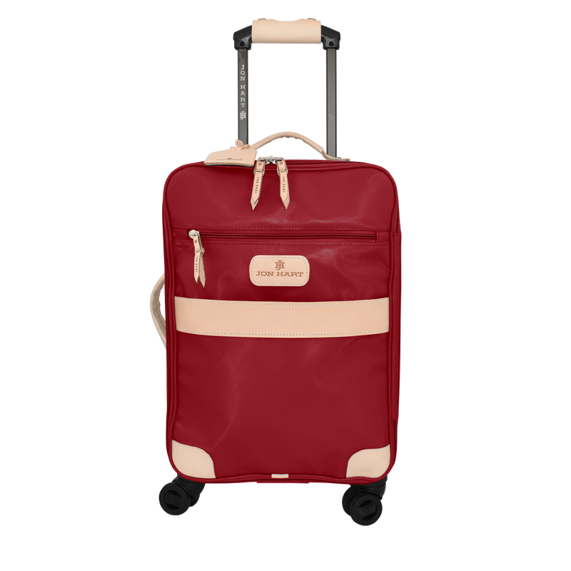 Jon Hart Design - Travel - 360 Carry On Wheels - Red Coated Canvas