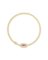 Grayson Gold Stretch Bracelet in Dichroic Glass view 2
