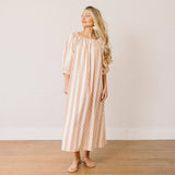 Cherry Pinstripe Ace Dress: L