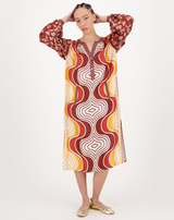 ME369 Hanna Placket Sunset Dress
