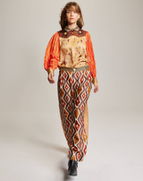 ME369 Lydia Rodeo Tailored Straight-Leg Pants, front, walking