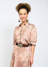 Bandana Shirt in Rose by Ivy Jane, view 1