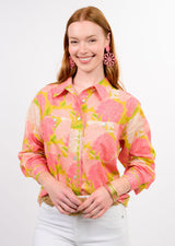 Blooms a Plenty Shirt in Coral view 3