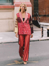 ME369 Audrey Red Aura Collar Jacket — view 6