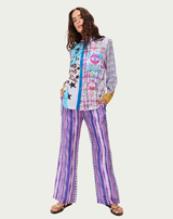 ME369 Isabel Runic Whisper Printed Shirt