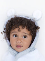 Little Giraffe - Luxe™ Baby Towel: Cornflower