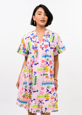 Tropical Punch Dress in Pink