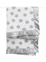 Little Giraffe - Powder Plush™ Deluxe Dot Blanket: Pink