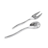 Vento Claire Salad Servers by Beatriz Ball