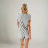 Faceplant Dreams - Bamboo V-neck Tee Shirt: Sage / Large
