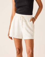 Frenchie Shorts: White / Large