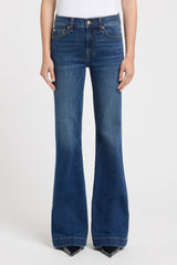 7 For All Mankind Dojo Flare Jean in Koko, front view