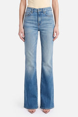 7 For All Mankind The Leggy Bootcut Jean in Overcast, front view