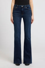 7 For All Mankind The Leggy Bootcut Jean in Midnight Fade, front view