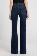 7 For All Mankind The Leggy Bootcut Jean in Midnight Fade, back view
