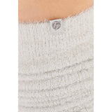 Faceplant Dreams - Soft Fuzzy Lounge Socks: Fog