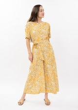 Tuck Sleeve Jumpsuit in Mint view 2