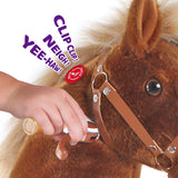 Ponycycle - Ride-on Brown Horse | Plush Animal Riding Pony