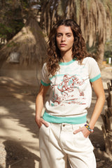 ME369 Nora Knit Top - Desert