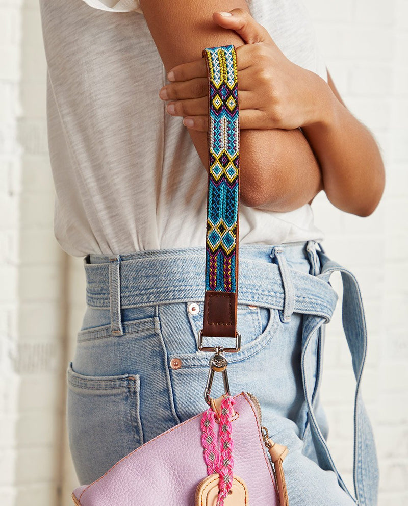 Consuela - Strap - Blueberry Leather Wristlet