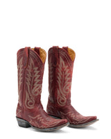 Nevada Boot in Vesuvio Red by Old Gringo