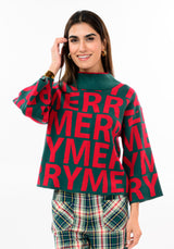 Merriest Sweater in Hunter by Ivy Jane, view 3