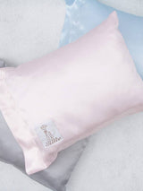 Satin Decorative Nursery Pillow: White