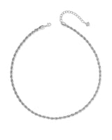 Isabelle Silver Chain Necklace view 2