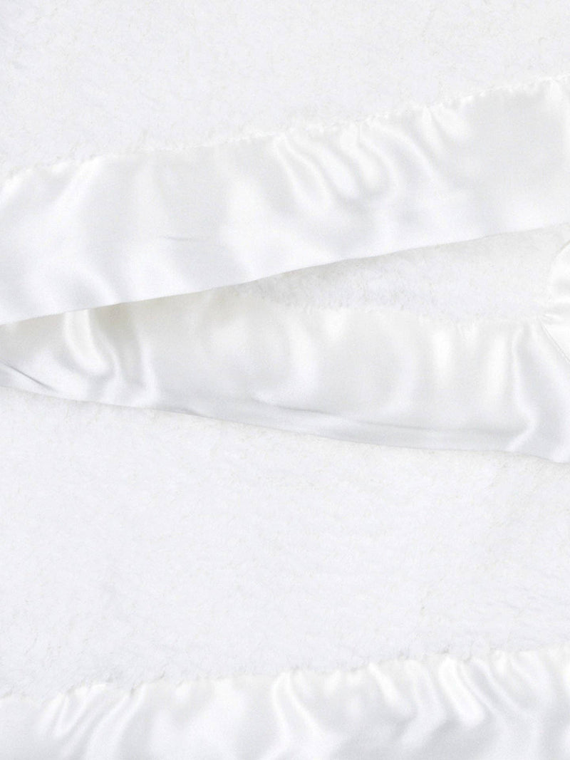 Little Giraffe - Chenille Baby Blanket: Unboxed / White