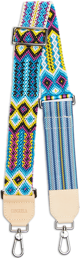Blueberry Crossbody Woven Strap