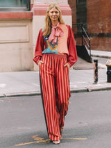 ME369 Nola Red Aura Printed Tie Shirt — view 1