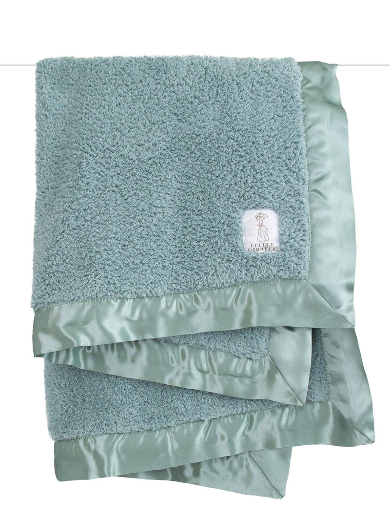 Little Giraffe - Chenille Baby Blanket: Unboxed / Lavender