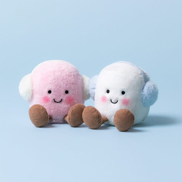 Jellycat - Amuseables Toastie Pink and White Marshmallows