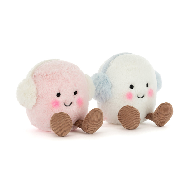 Jellycat - Amuseables Toastie Pink and White Marshmallows