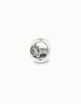 Uno De 50 - Sterling Silver-plated Ring with Central Oval