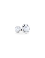 Uno De 50 - Sterling Silver-plated Ring with Two Different